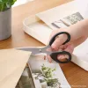 Black handle scissors, other scissors, household cutting tools, ergonomic design details Picture